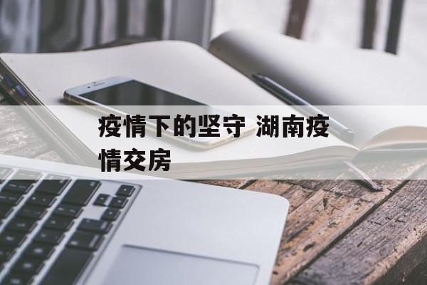 疫情下的坚守 湖南疫情交房