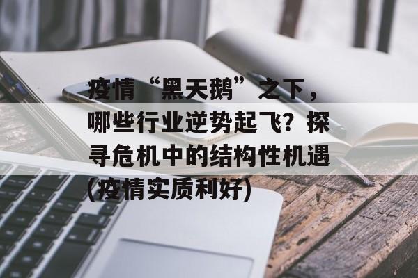 疫情“黑天鹅”之下，哪些行业逆势起飞？探寻危机中的结构性机遇(疫情实质利好)